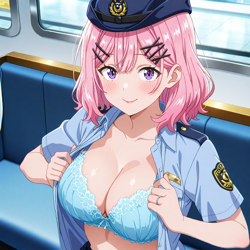 婦警になったれな子さん