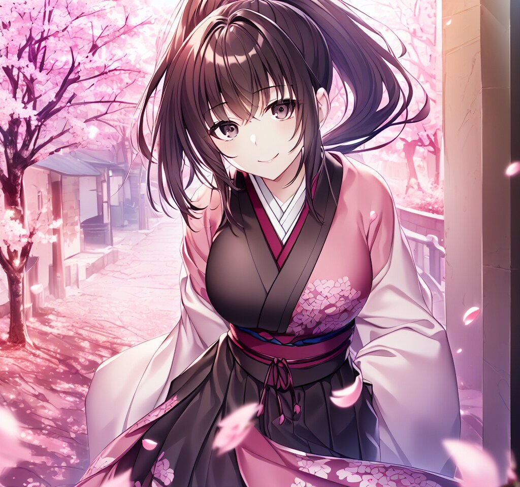 桜色の君と