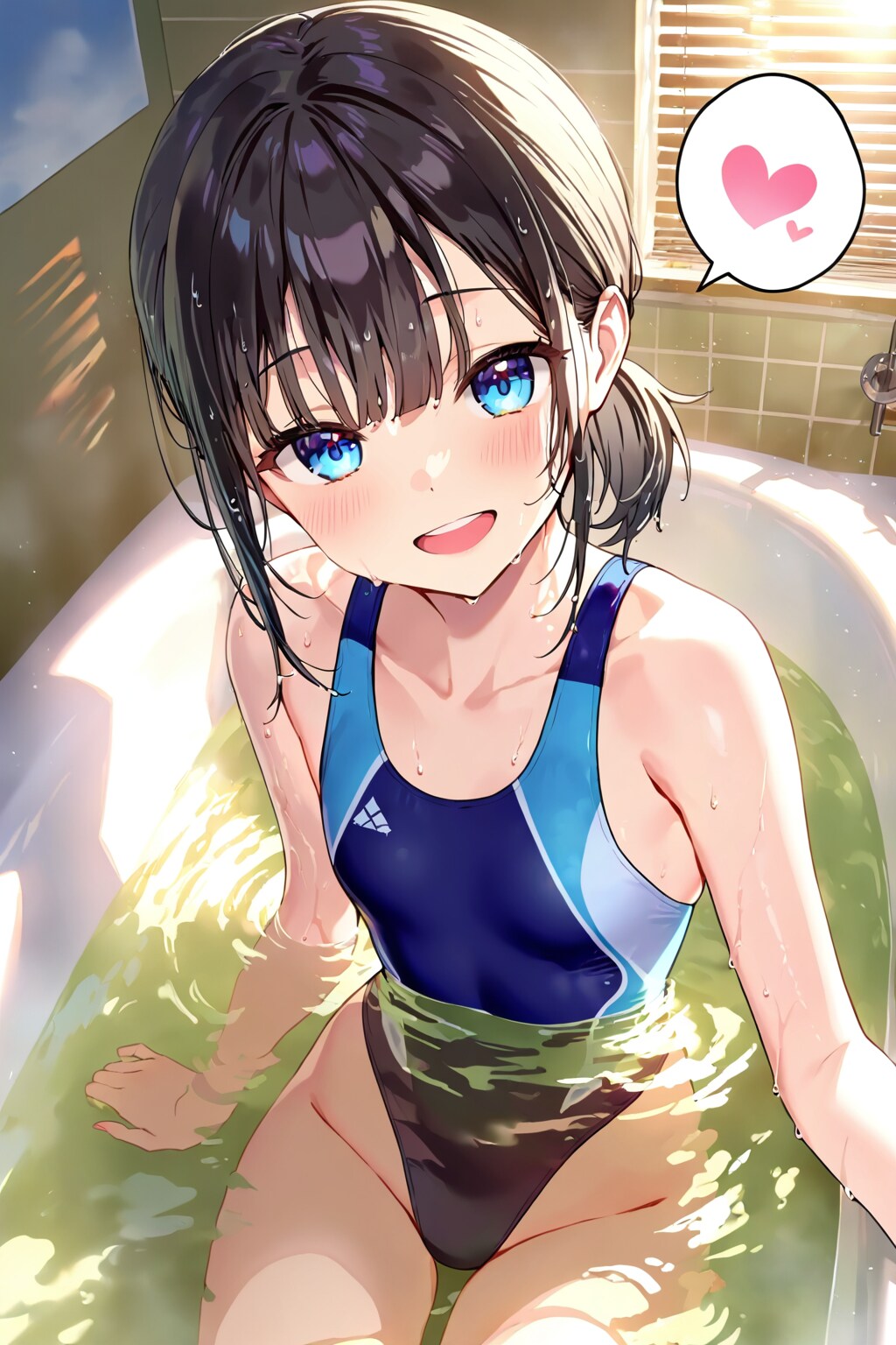 お風呂借りてるよ〜❤️