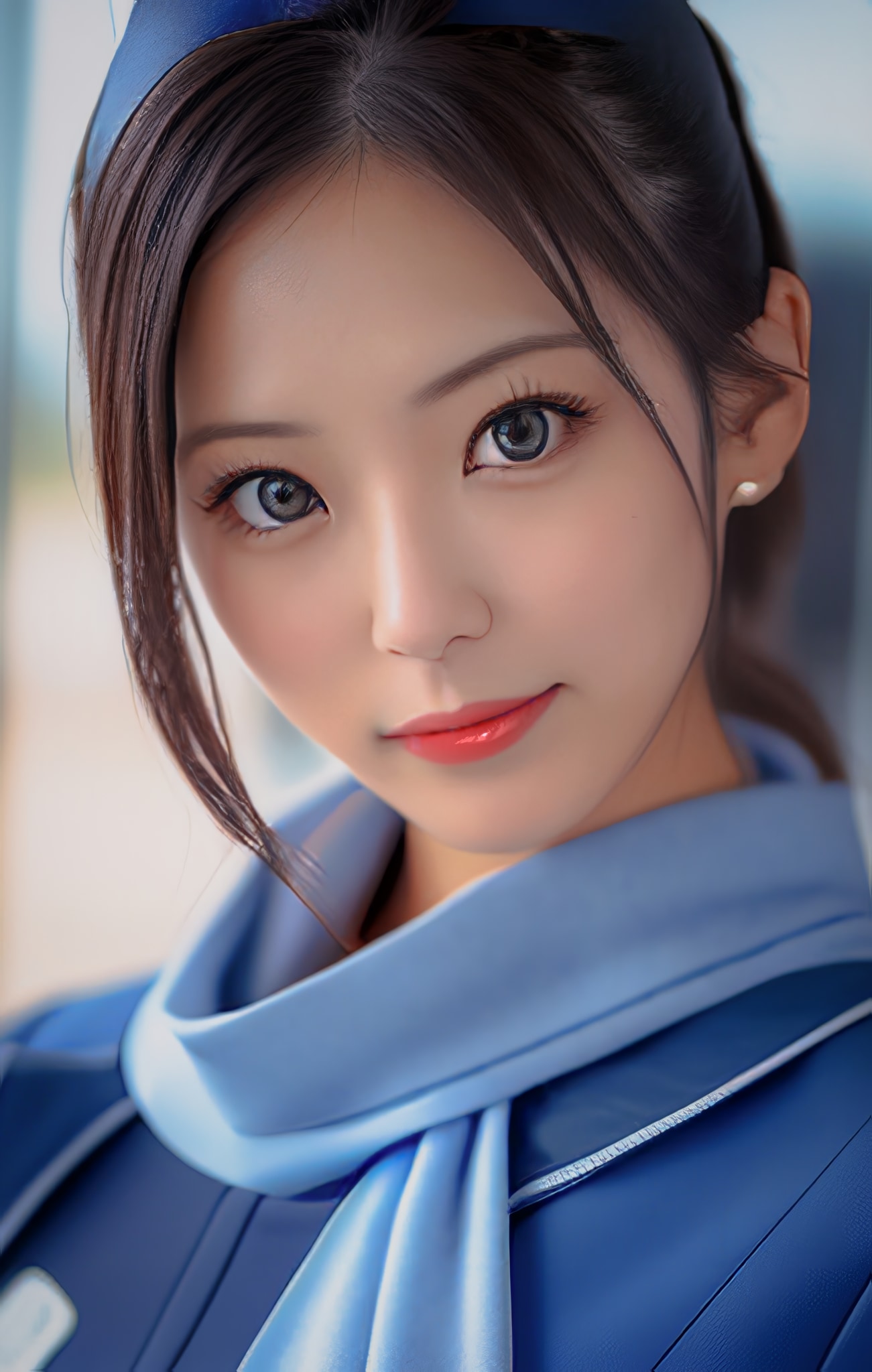 理想的な顔のCA