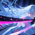 サイバーテックな女性と剣 3枚目