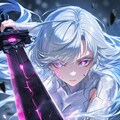 サイバーテックな女性と剣 5枚目