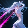 サイバーテックな女性と剣 2枚目