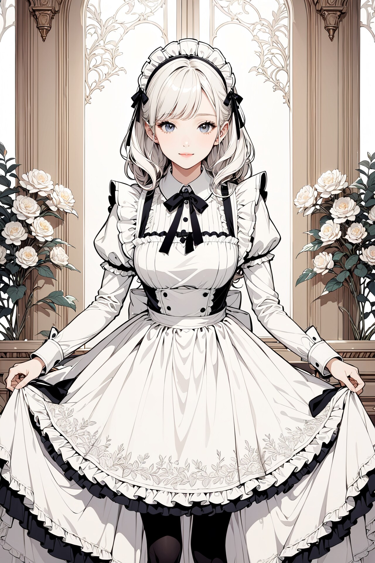 アンティークなメイドさん