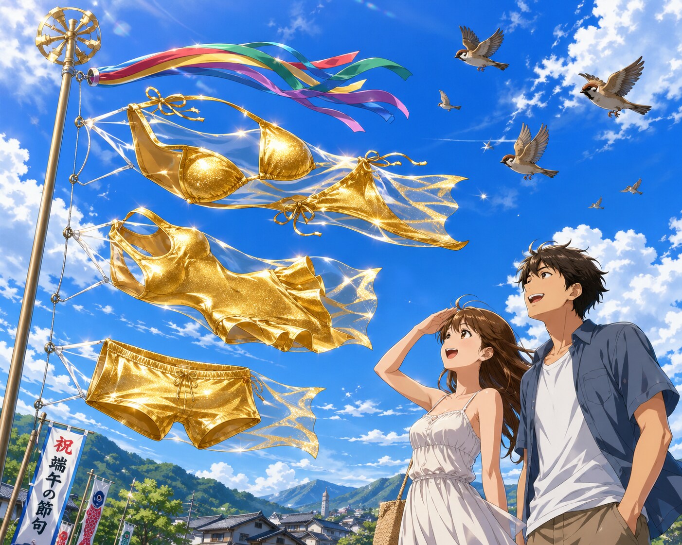 金色のぼり