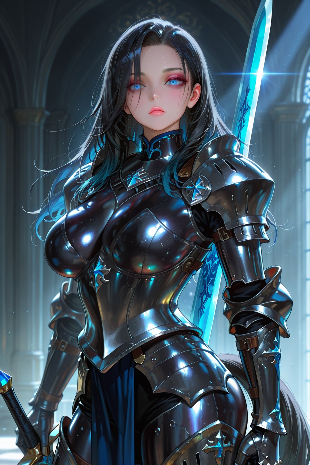 凛々しい女騎士とエッチ