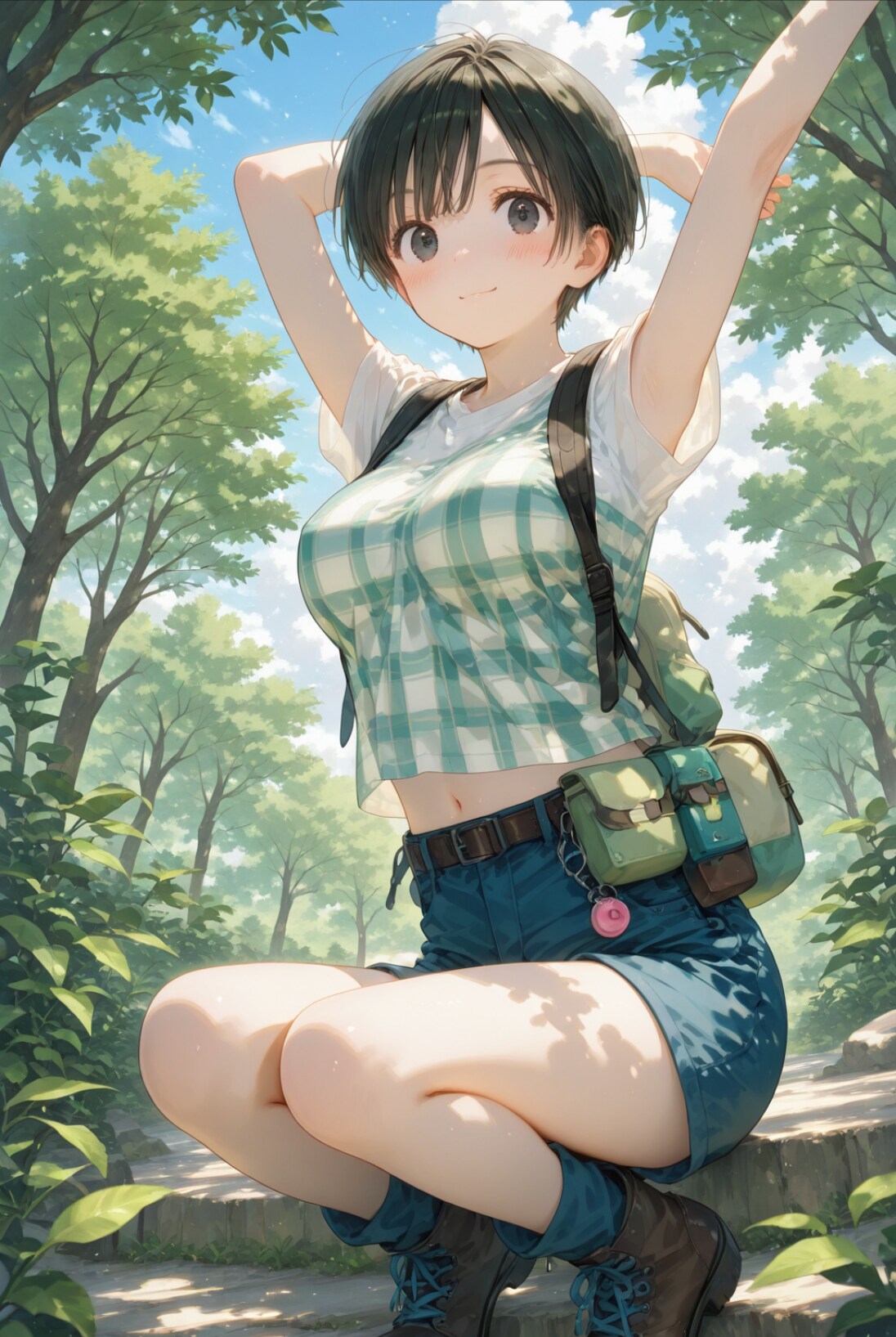 サマーキャンプ仲良しデート | の人気AIイラスト・グラビア