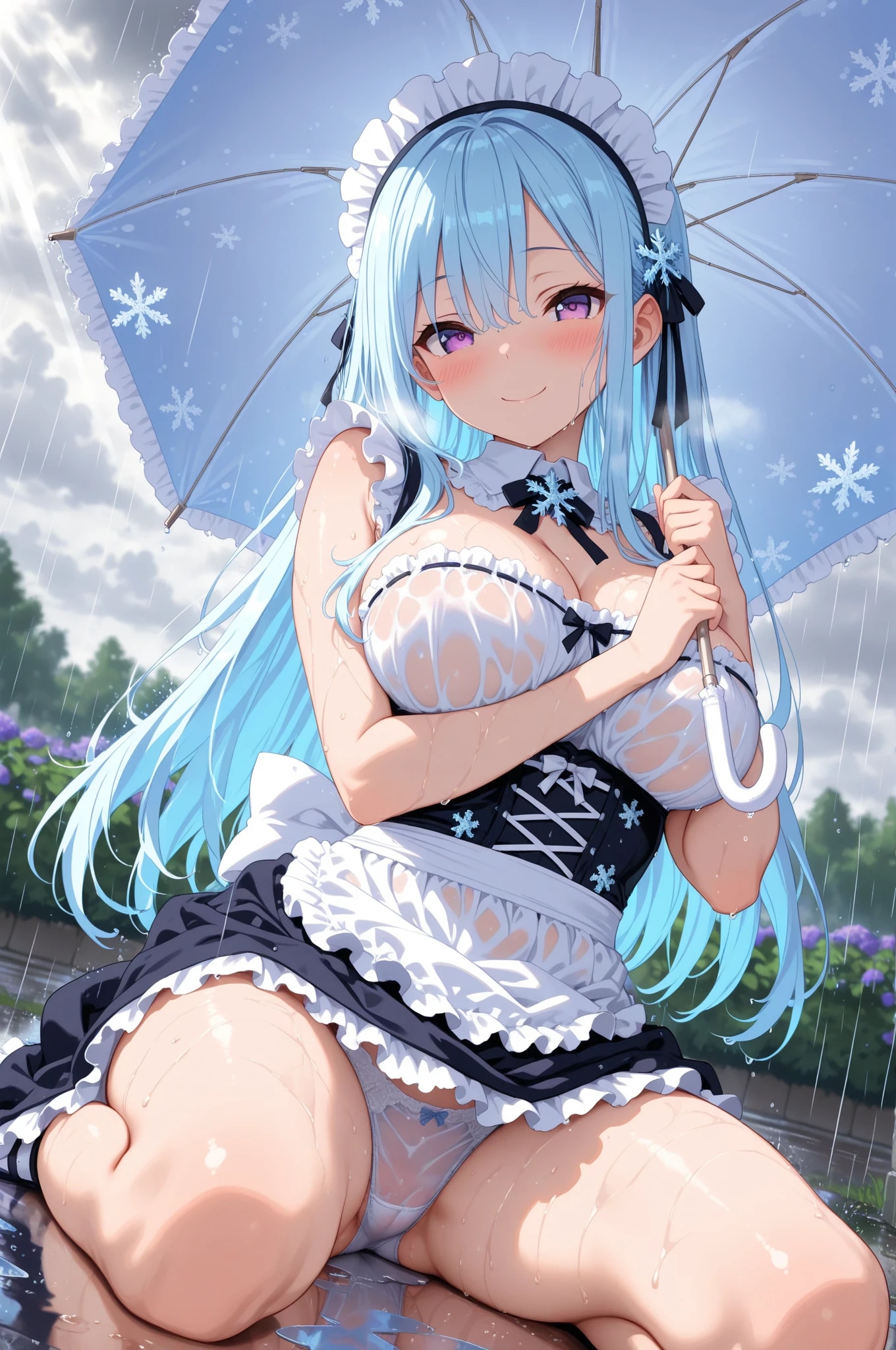 ビショビショですぅ💓