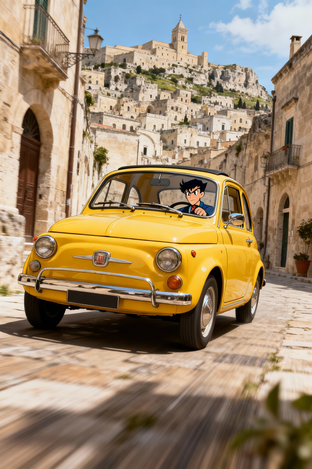 Seedream.黄色い FIAT500