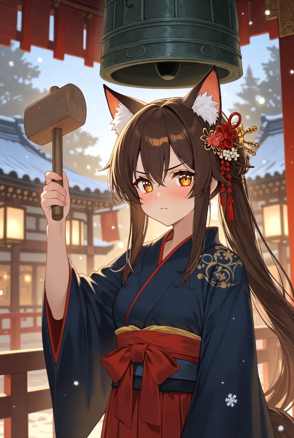 よし。私はこれで除夜の鐘を突く。