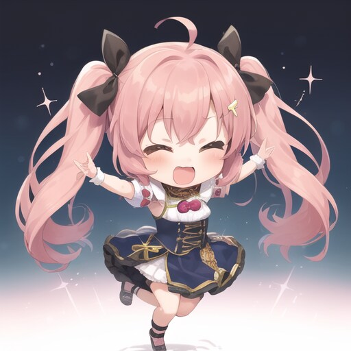 笑顔のちびキャラたち