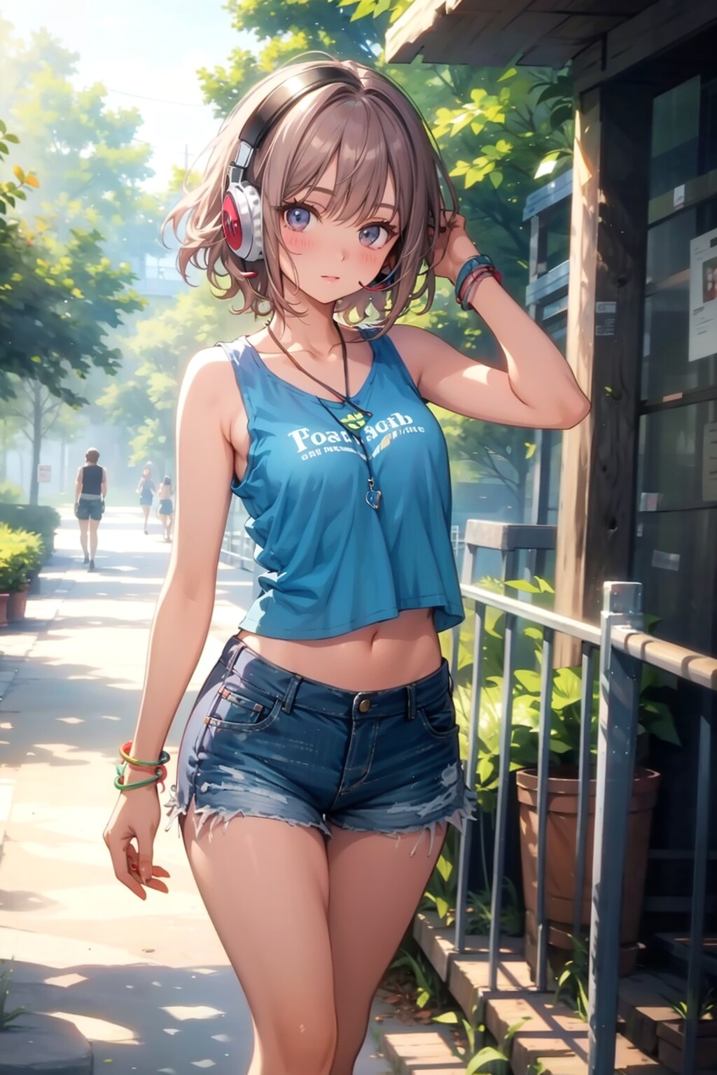 音楽と一緒にお散歩