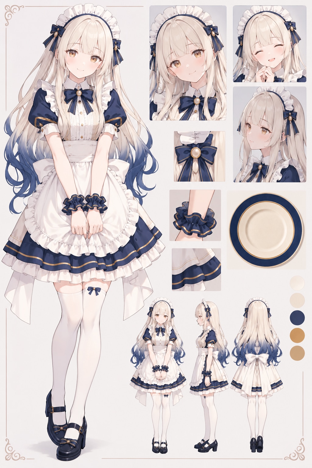 謎のお皿から生まれたメイド