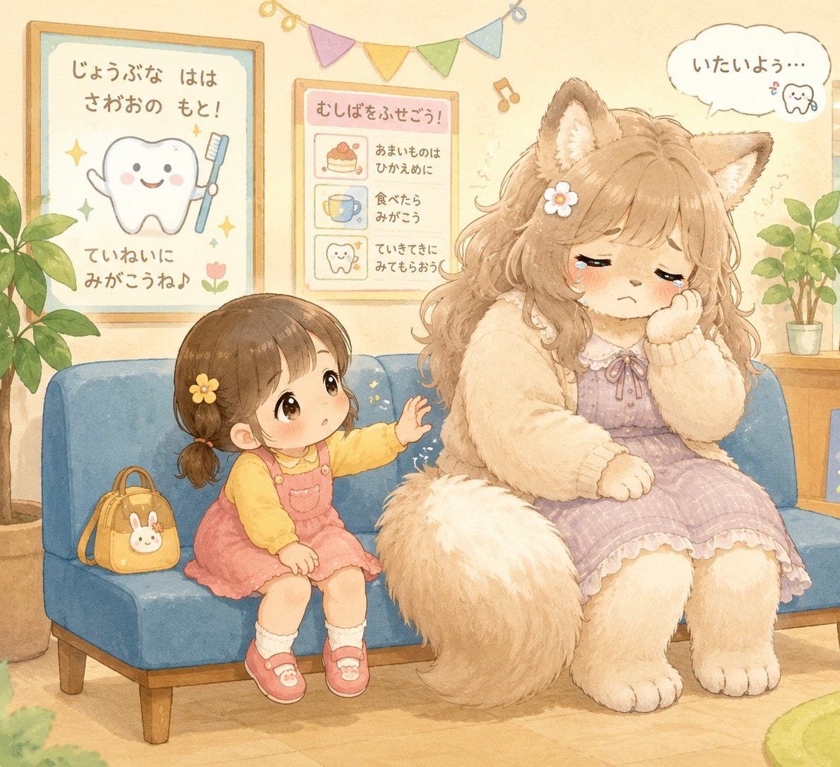 はいしゃさんの待合室にて | の人気AIイラスト・グラビア