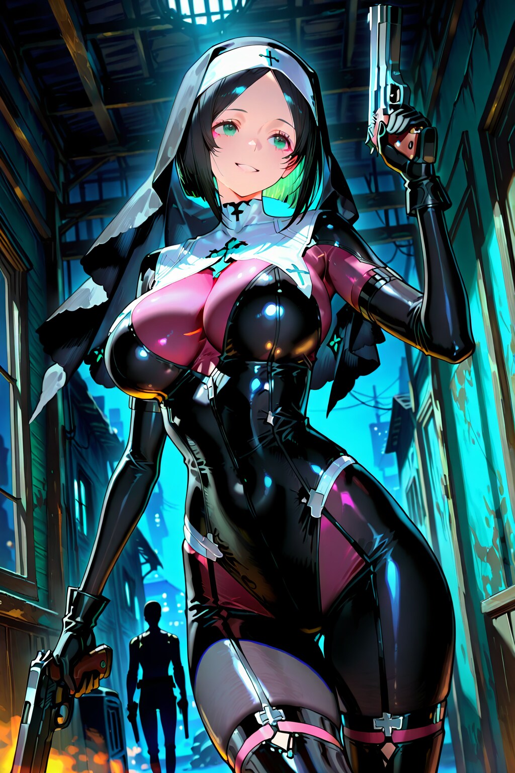 黒髪シスターガンナーちゃん（仮）５（ちちぷい版）