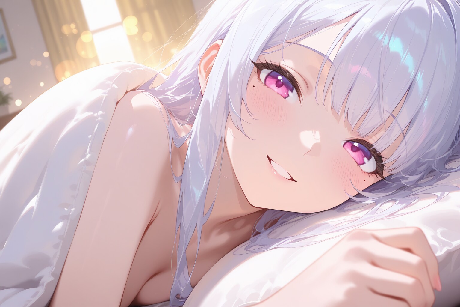 早く起きて顔を見ていたい