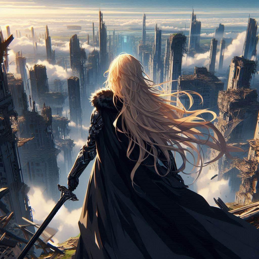 ニューナゴヤ・スカイペネトレイターを見下ろす | の人気AIイラスト・グラビア