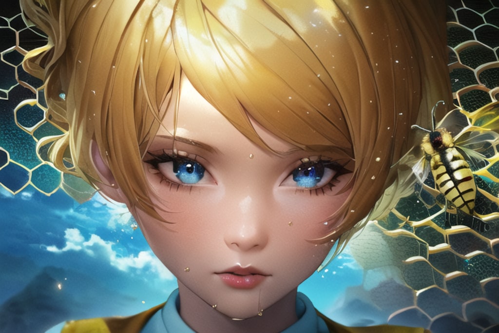 蜂使いの女の子