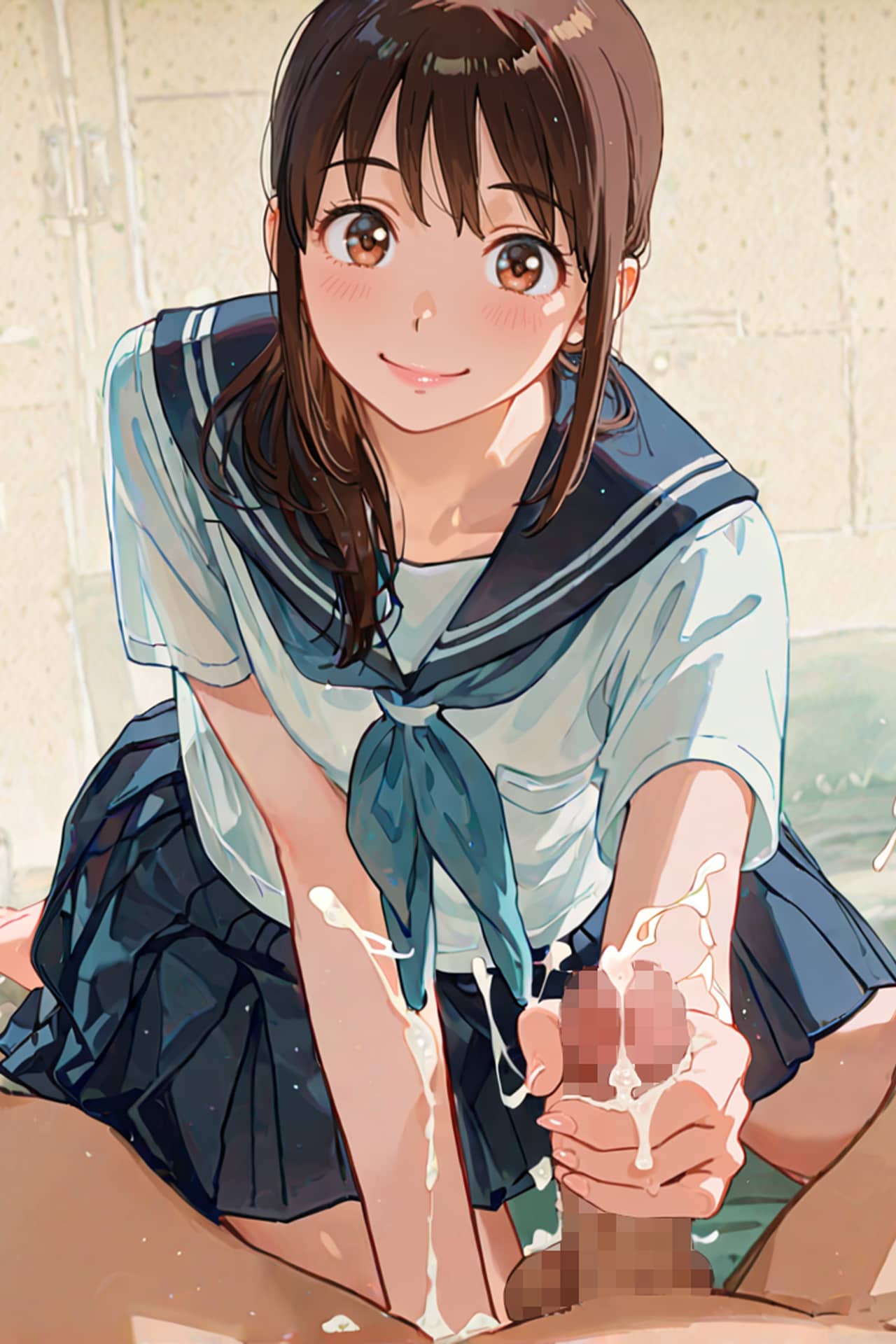 手コキ少女