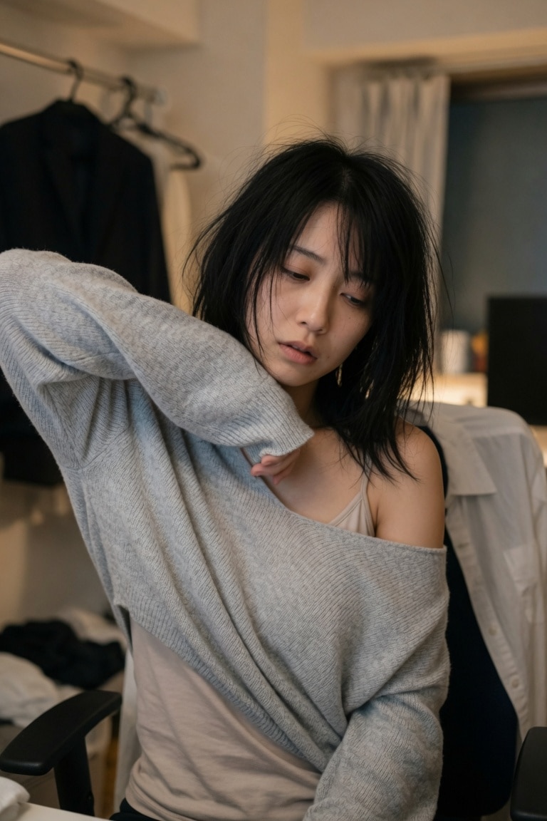 辛い朝はうんざりするね