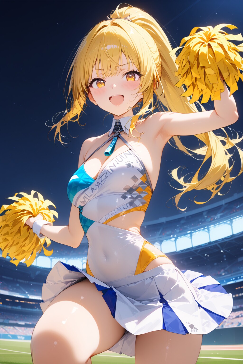 フレフレ少女（HALO）ちちぷいのみんな応援します♪