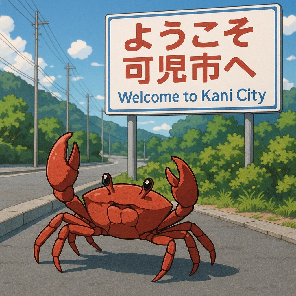 可児のカニ