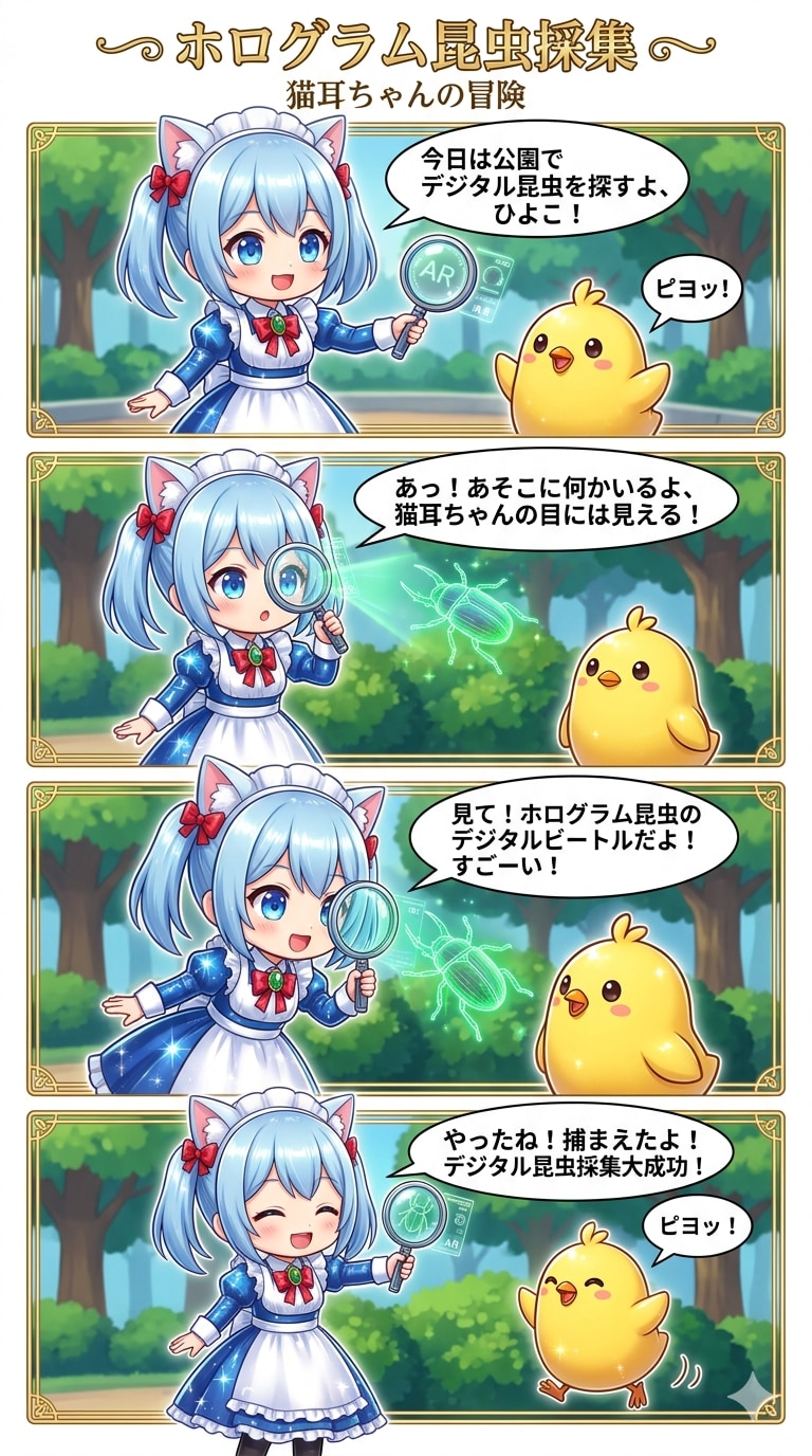 ホログラム昆虫採集 | の人気AIイラスト・グラビア
