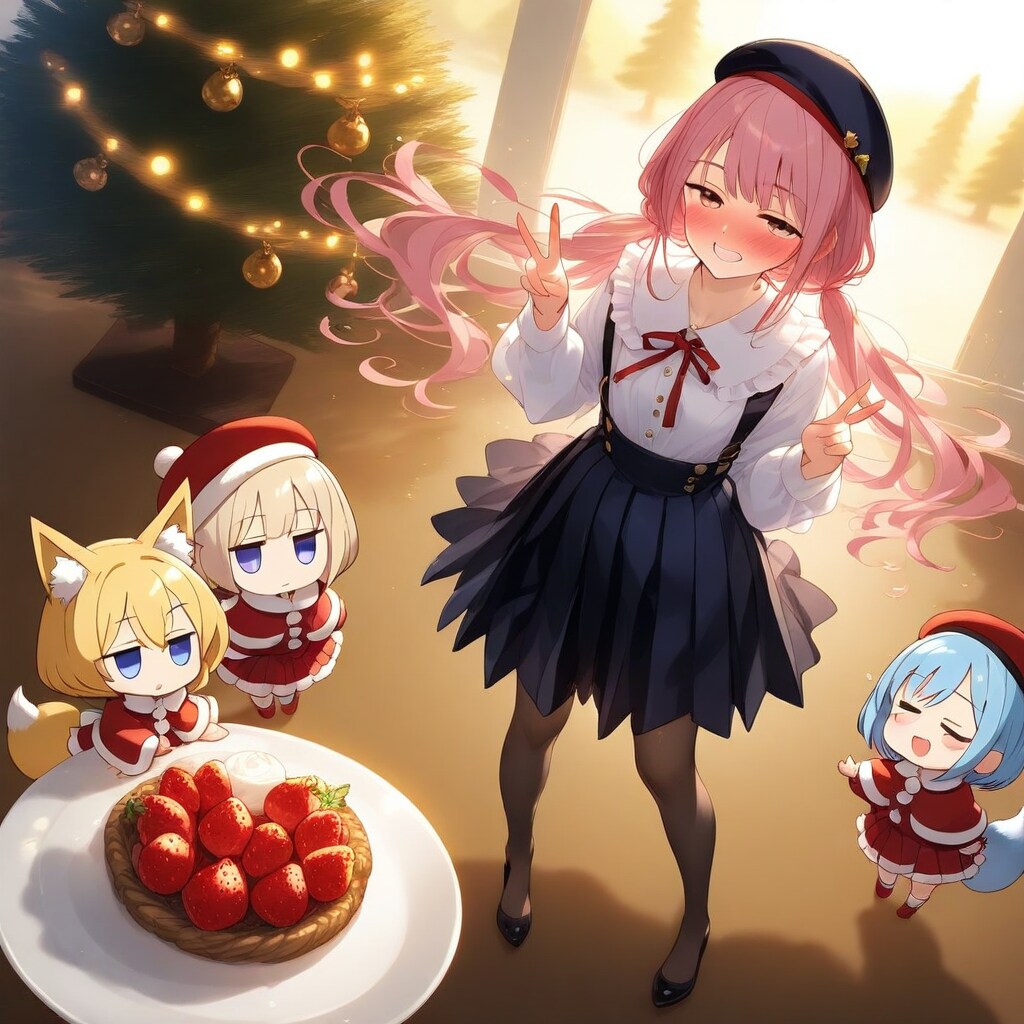 ちびちゃん、歌ってる。