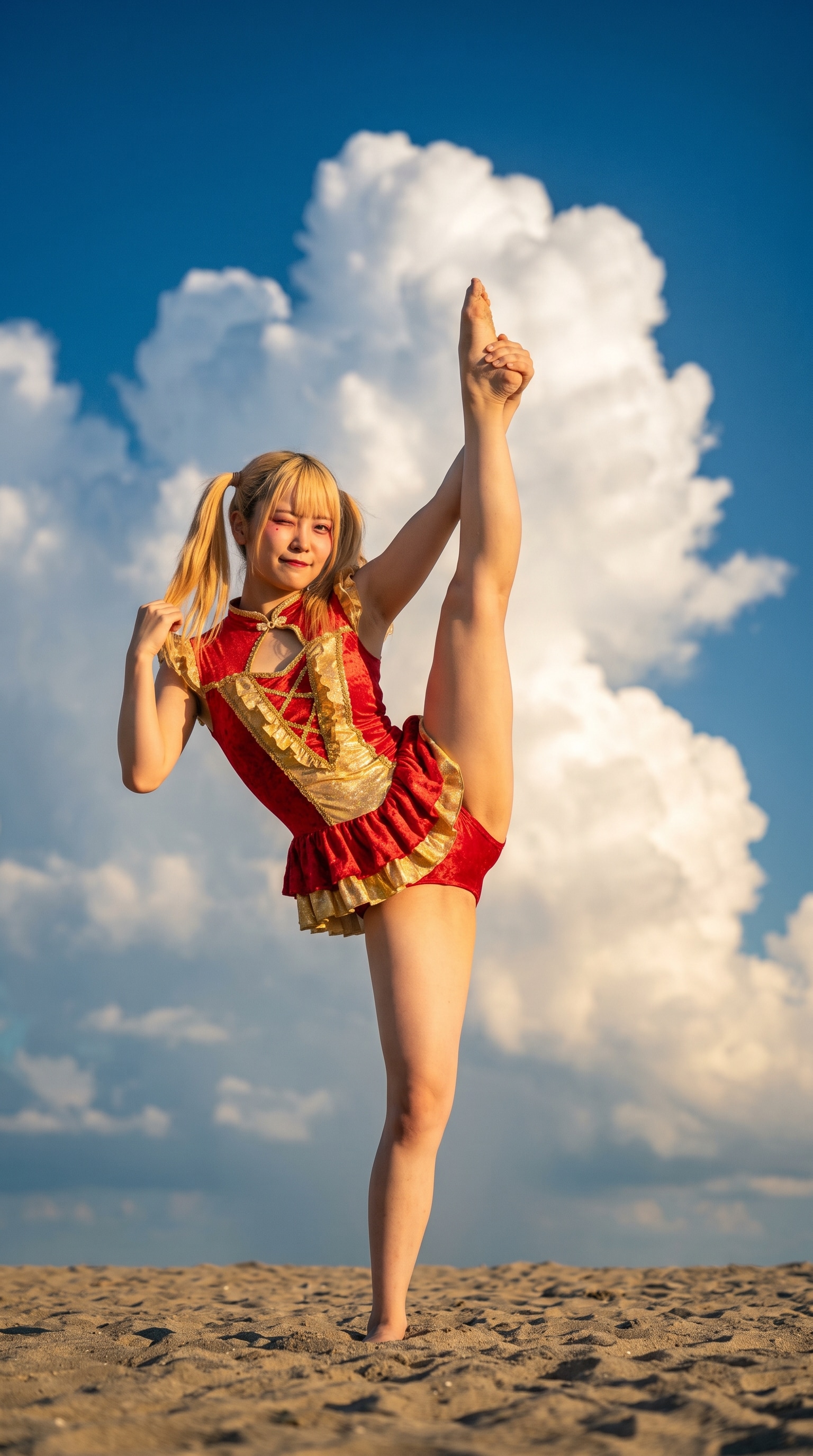 Grace Against the Summer Sky