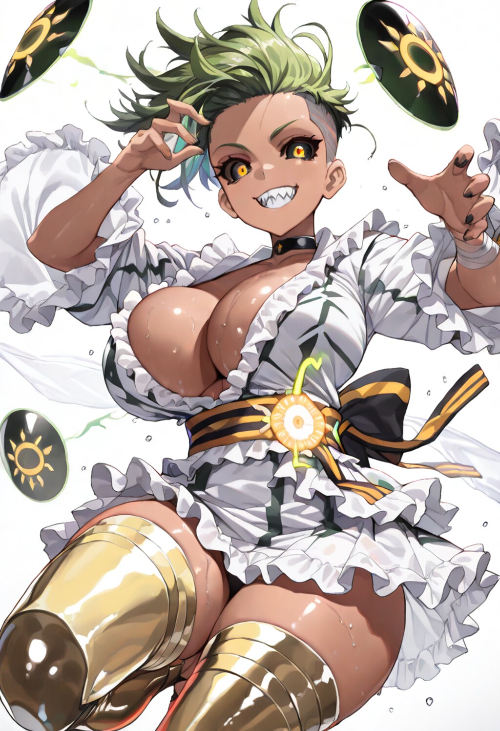 デカパイ着物キャラデザ