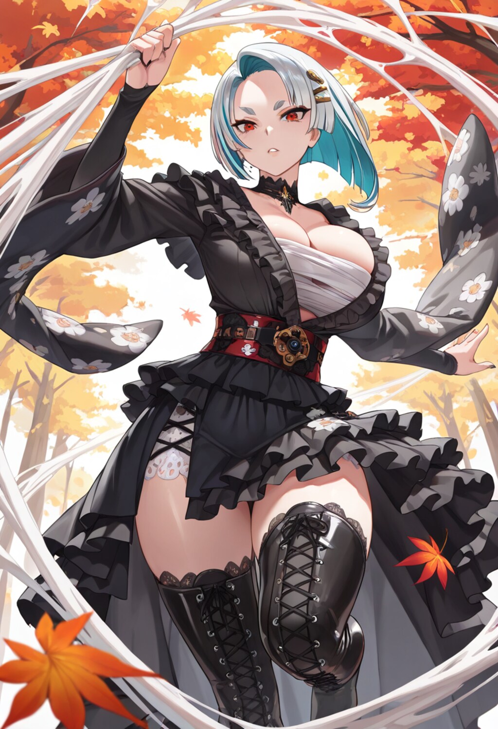デカパイ着物キャラデザ
