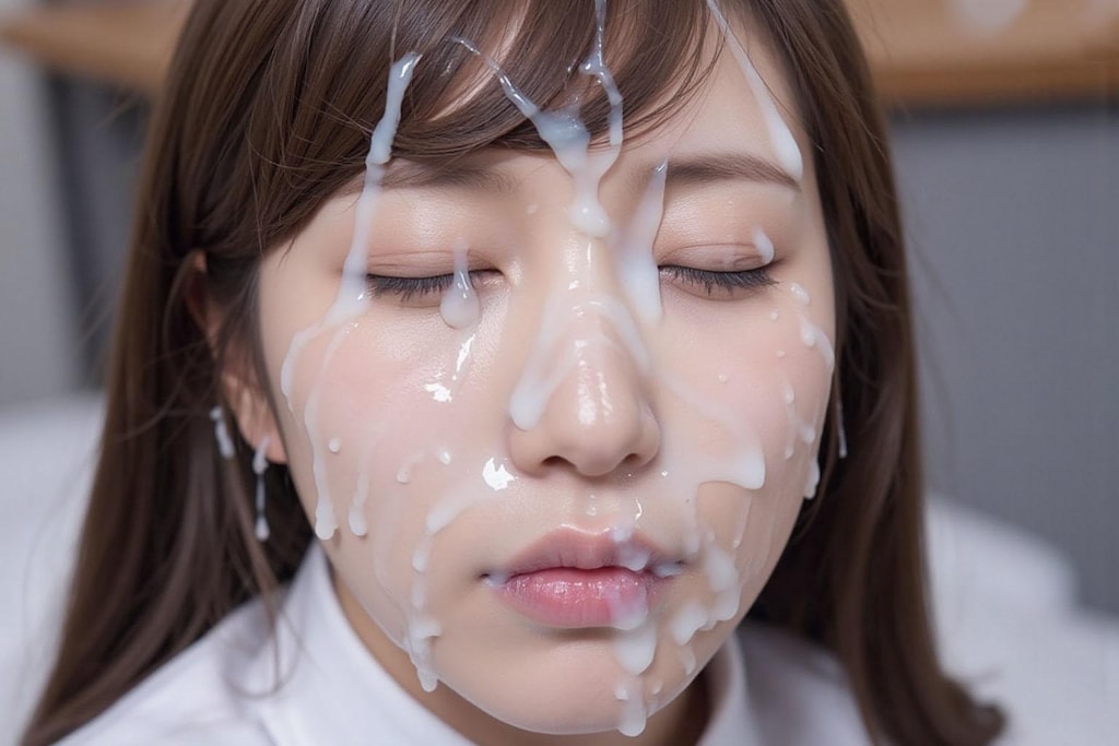 可愛いJKの顔面にひたすらザーメンぶっかけ！6