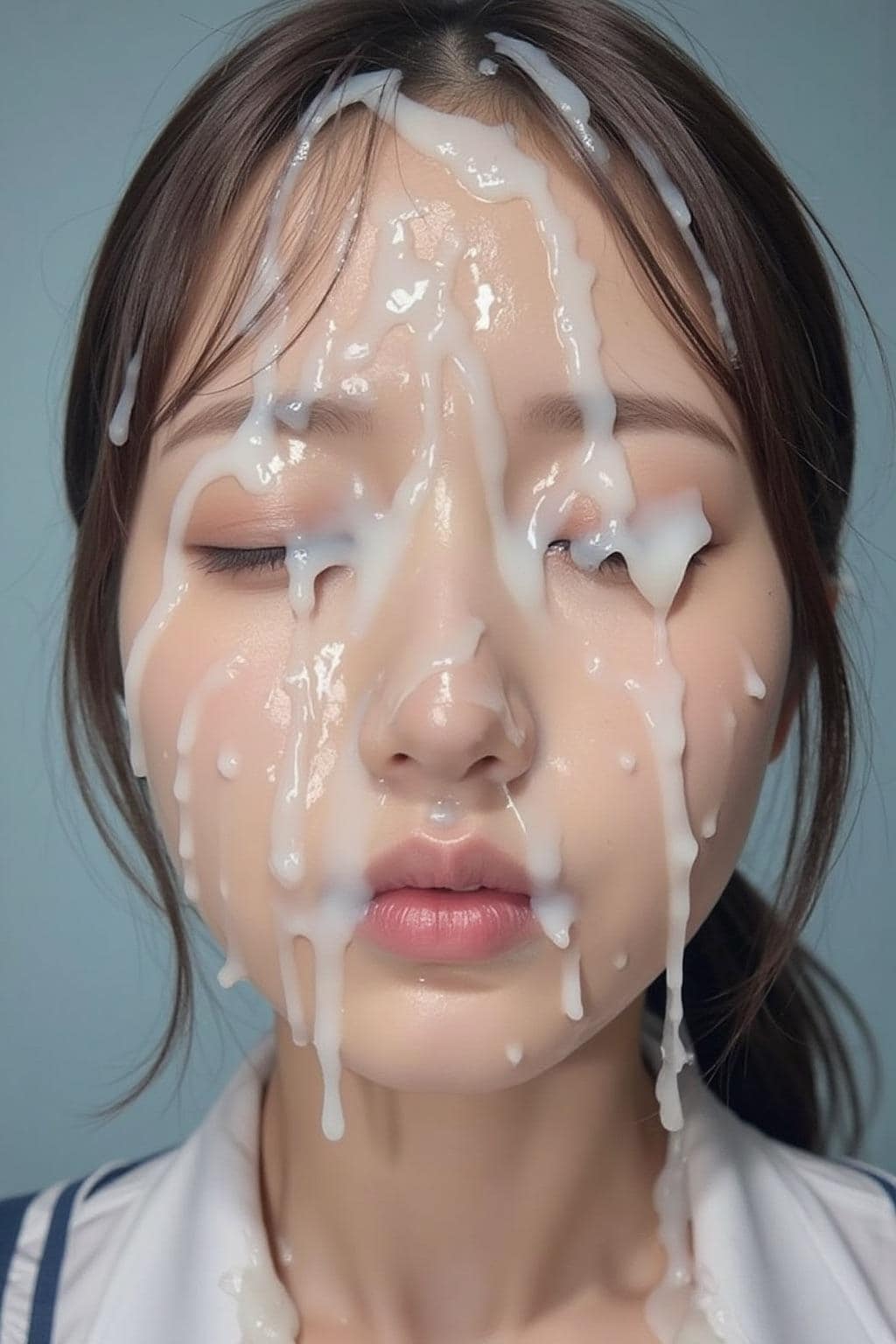 可愛いJKの顔面にひたすらザーメンぶっかけ！6