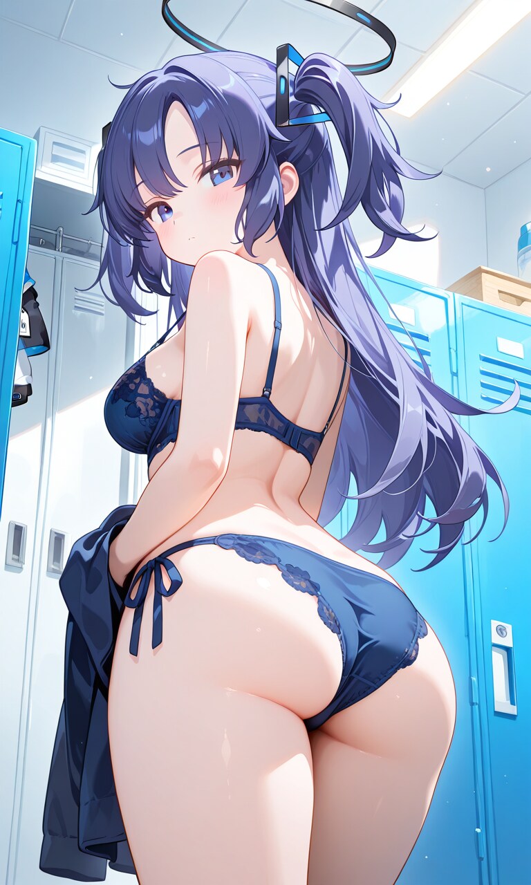 着替え中のユウカ