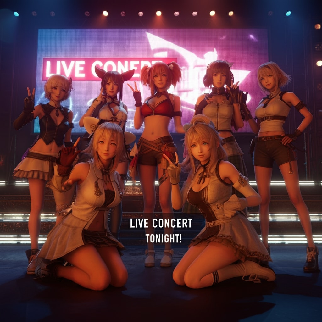 FF風アイドルライブ