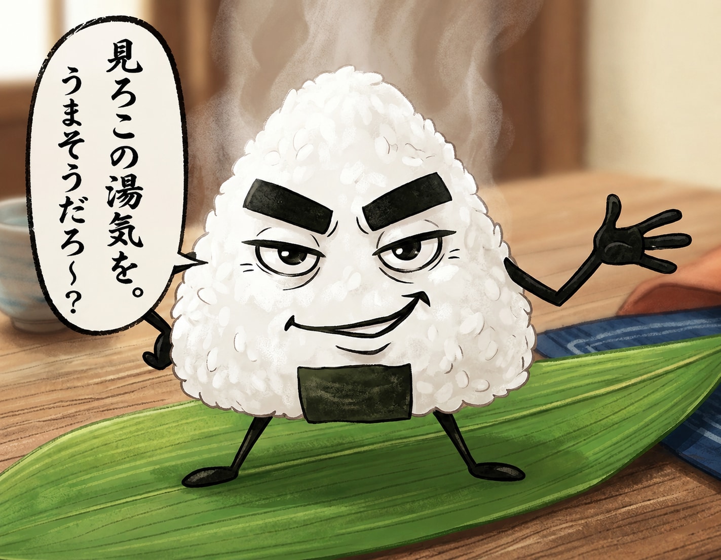 出来立てだ！（にぎ兄貴）