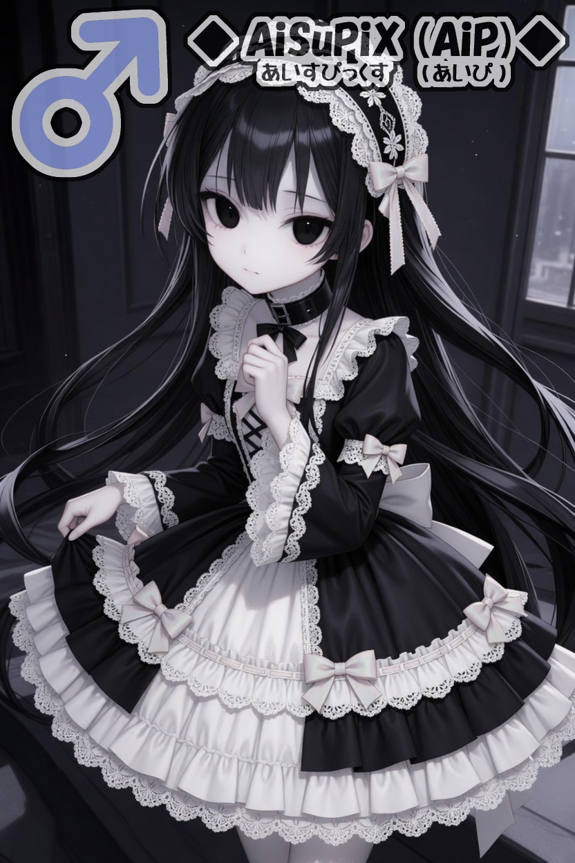 💙AiSuPix／可愛いゴスロリちゃん💙