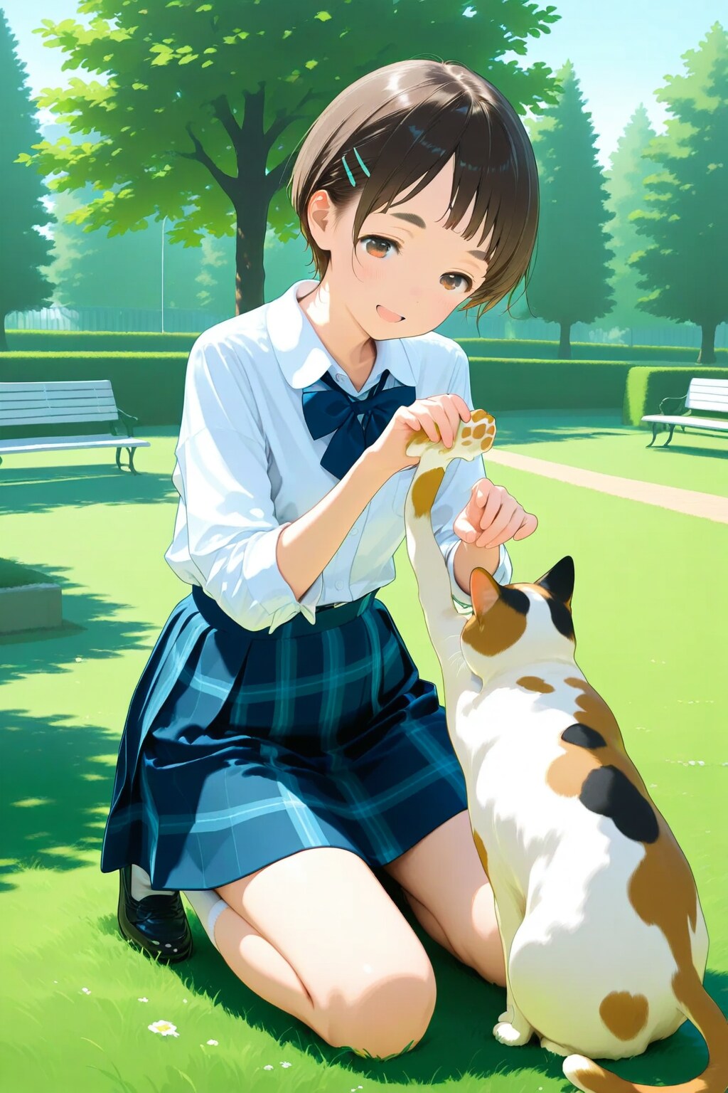 猫🐈とバレー部ちゃん🏐✨