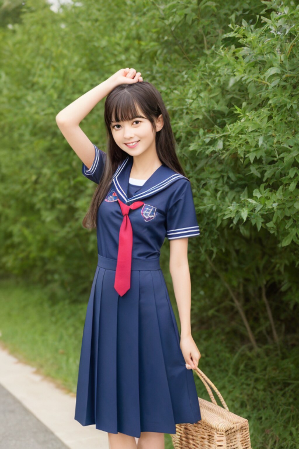 103　伝統的セーラー服に挑む