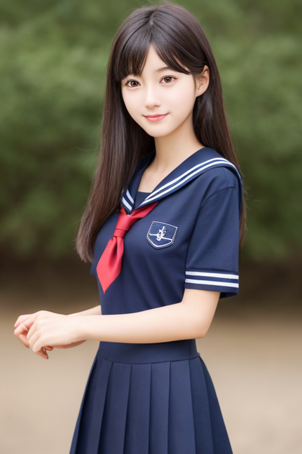 103　伝統的セーラー服に挑む