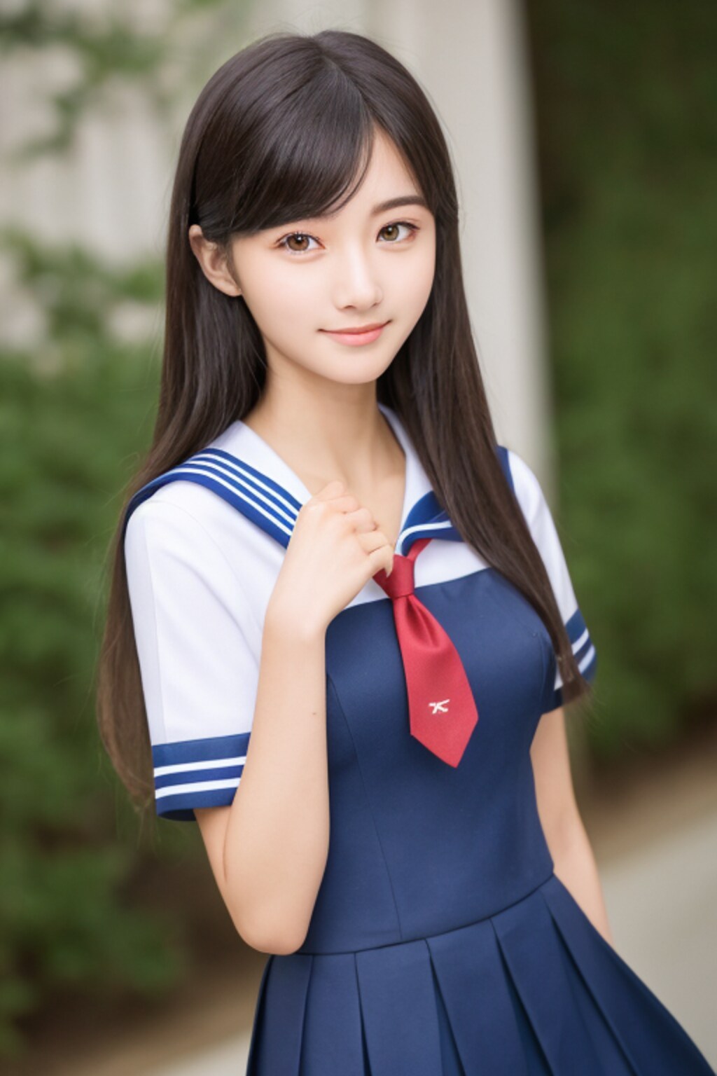 103　伝統的セーラー服に挑む