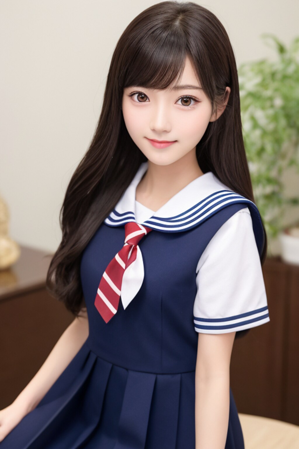 103　伝統的セーラー服に挑む