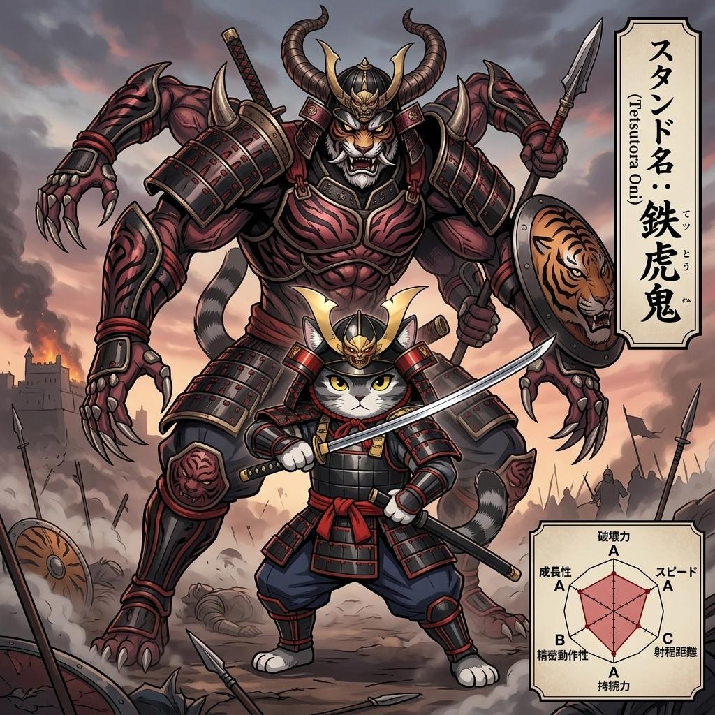 スタンド使いの猫侍