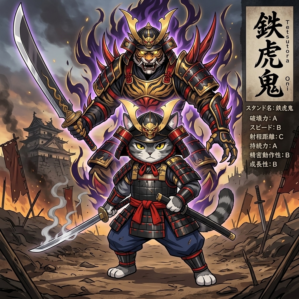 スタンド使いの猫侍