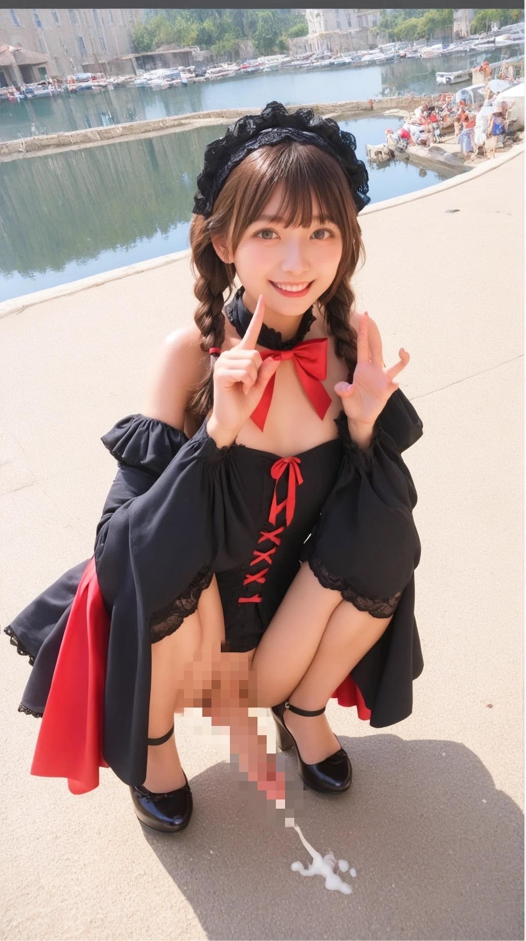 続々・ふたなりロリータちゃんとセーヌ川観光