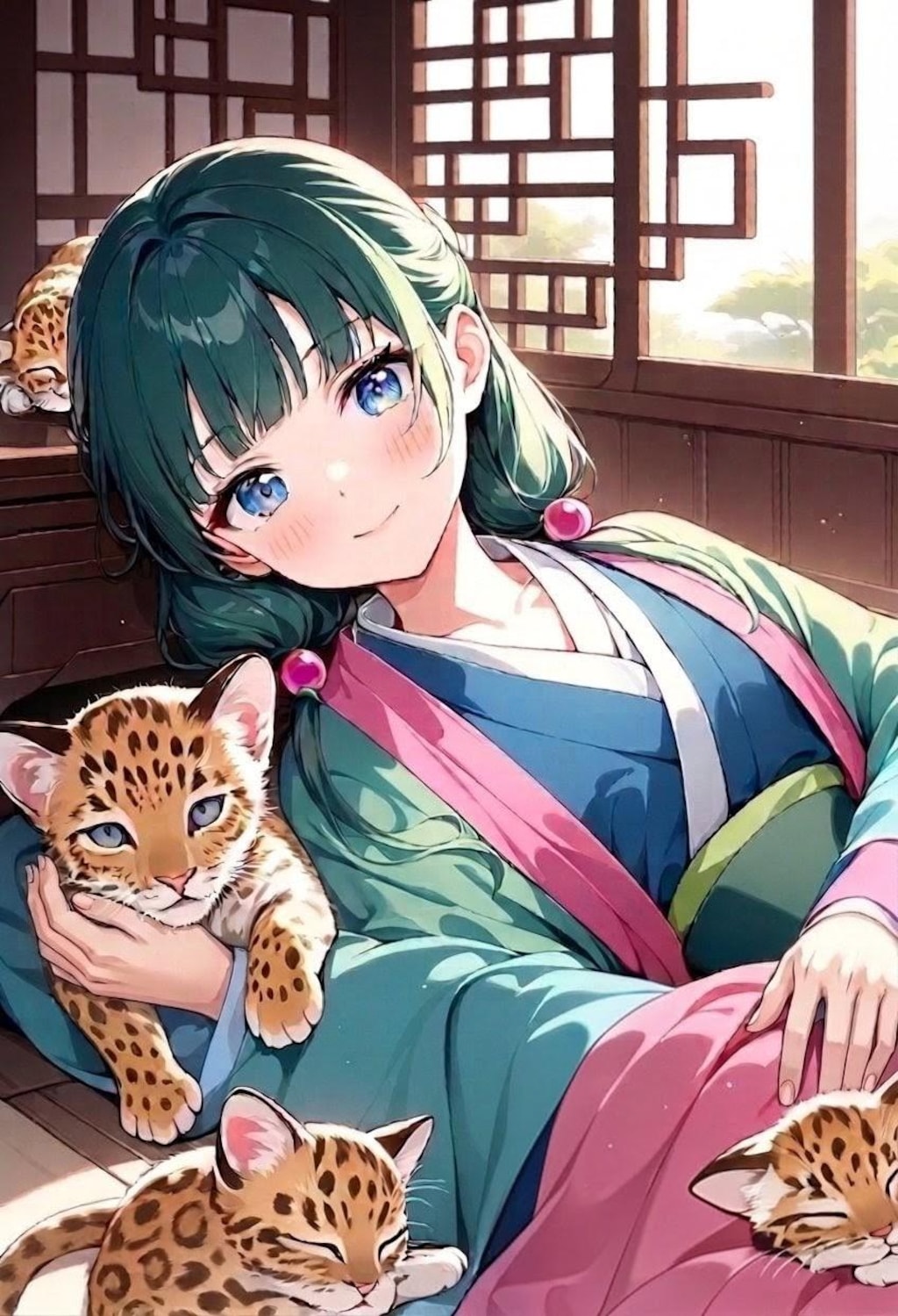 猫猫　子豹