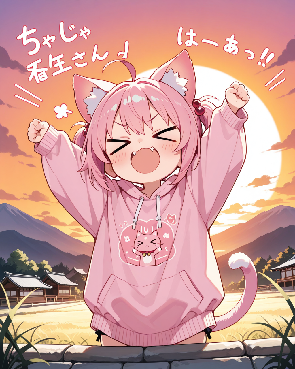 ねこは薄明薄暮性にゃのら！！