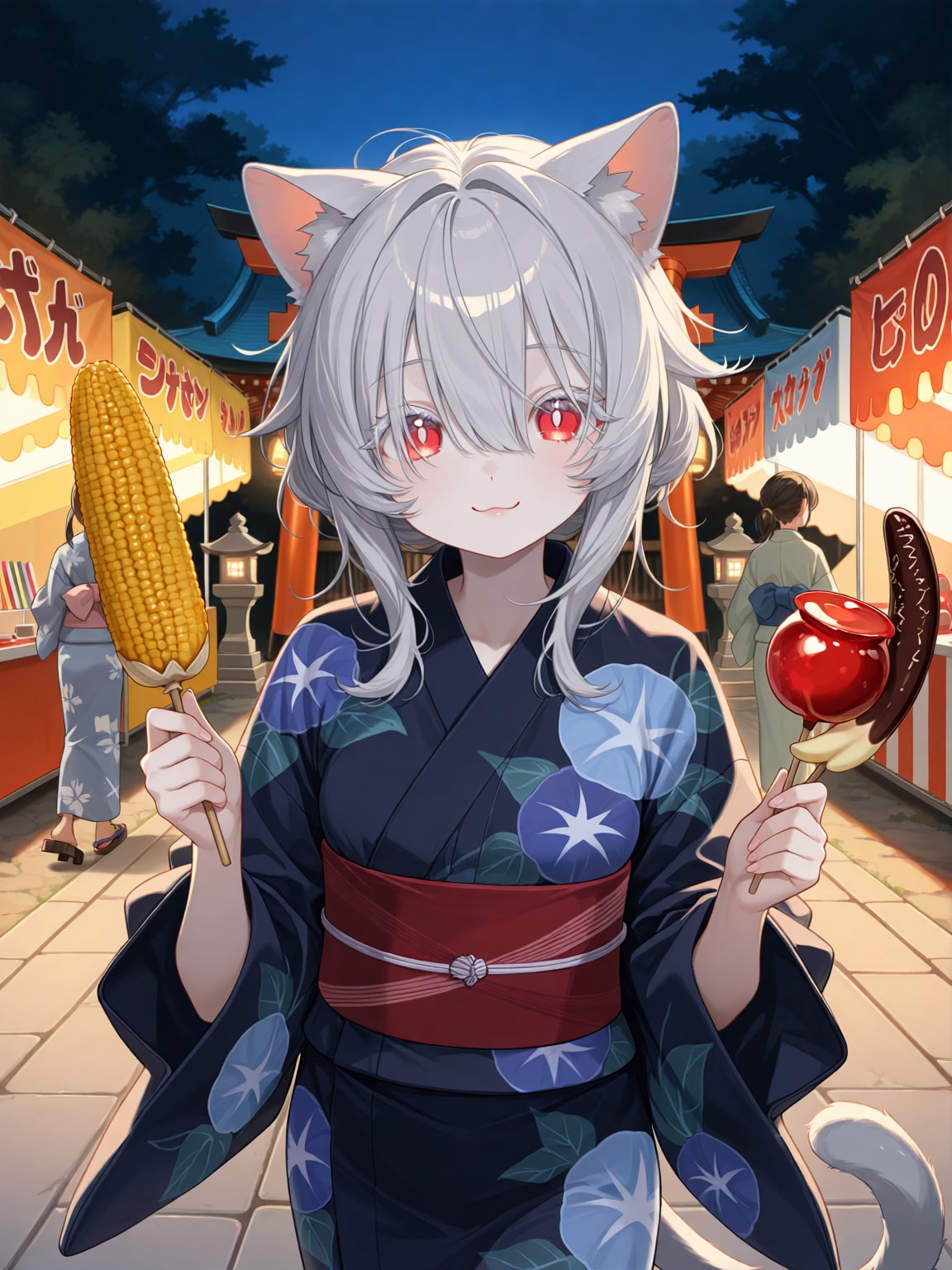 ネコ耳ちゃんと戦利品