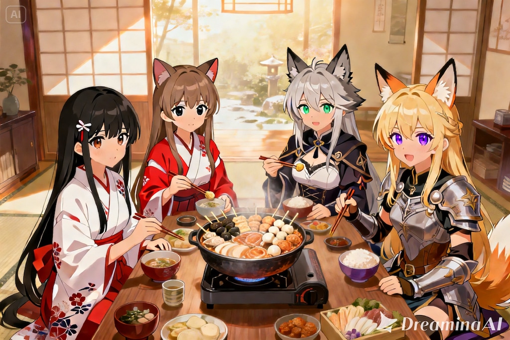 おでんを食べるうちの子