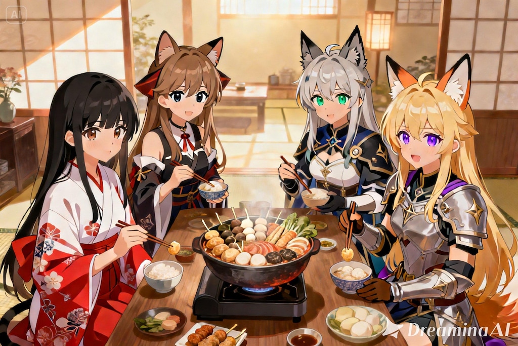 おでんを食べるうちの子